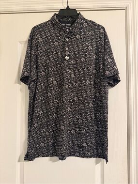 Pins & Aces Tribal Golf Polo